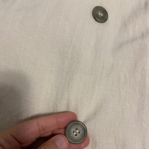 NWOT H&M DOUBLE-BREASTED TRENCH COAT SMALL - Picture 7 of 11